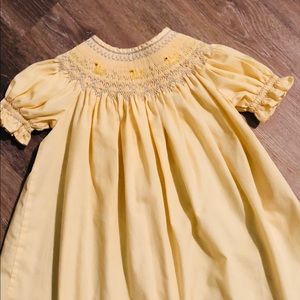 Yellow duckie bishop dress
